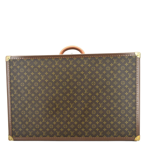 LOUIS VUITTON Bisten 75 Vintage Monogram Canvas Travel Suitcase Bag Brown