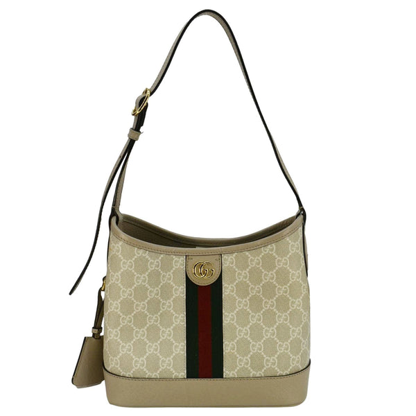 GUCCI Ophidia GG Small Supreme Canvas Tote Bag Beige 781402