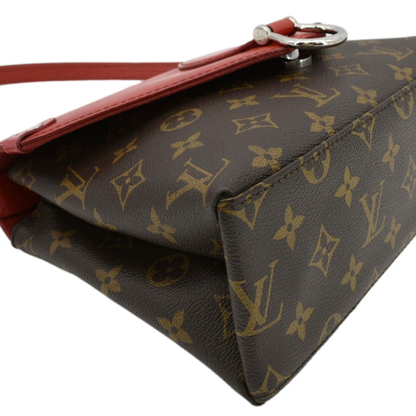 LOUIS VUITTON Saint Michel Monogram Epi Shoulder Bag Coquelicot