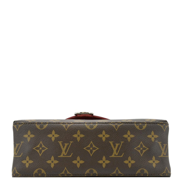 LOUIS VUITTON Saint Michel Monogram Epi Shoulder Bag Coquelicot