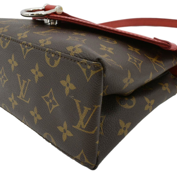 LOUIS VUITTON Saint Michel Monogram Epi Shoulder Bag Coquelicot