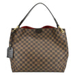 LOUIS VUITTON Graceful MM Damier Ebene Shoulder Bag Brown