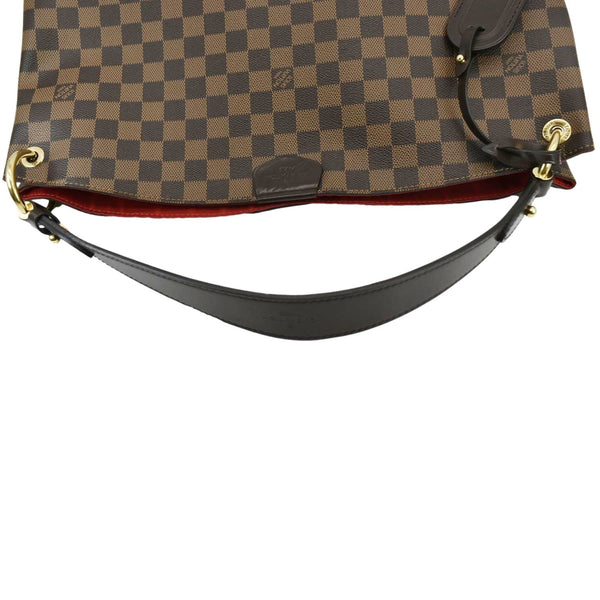 LOUIS VUITTON Graceful MM Damier Ebene Shoulder Bag Brown