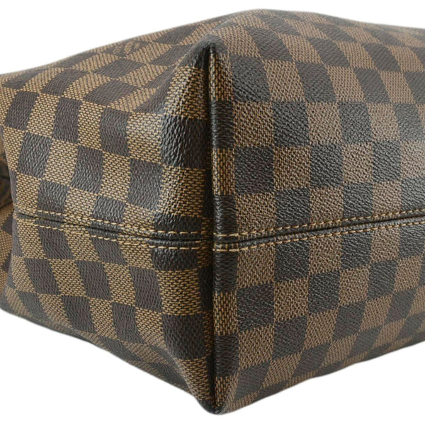 LOUIS VUITTON Graceful MM Damier Ebene Shoulder Bag Brown