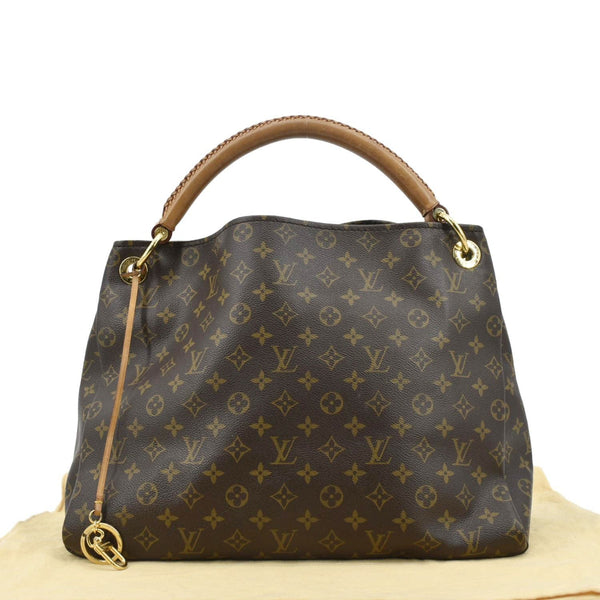 LOUIS VUITTON  Artsy MM Monogram Canvas Hobo Bag Brown