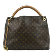 LOUIS VUITTON  Artsy MM Monogram Canvas Hobo Bag Brown