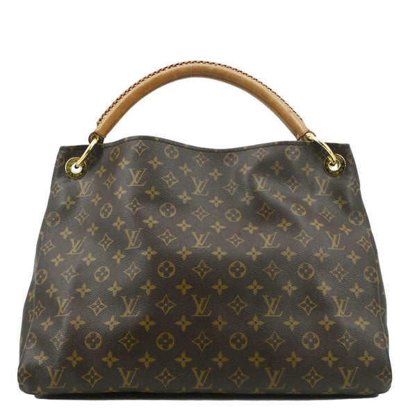 LOUIS VUITTON  Artsy MM Monogram Canvas Hobo Bag Brown