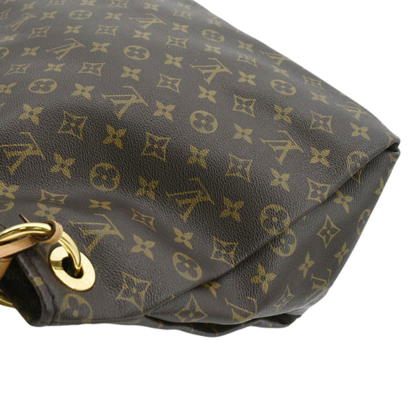 LOUIS VUITTON  Artsy MM Monogram Canvas Hobo Bag Brown