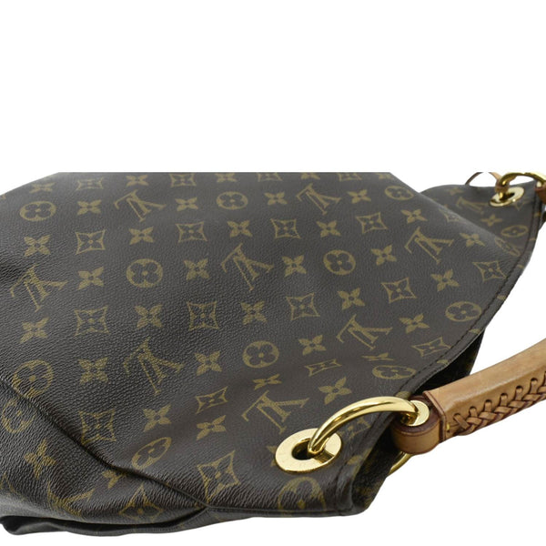 LOUIS VUITTON  Artsy MM Monogram Canvas Hobo Bag Brown