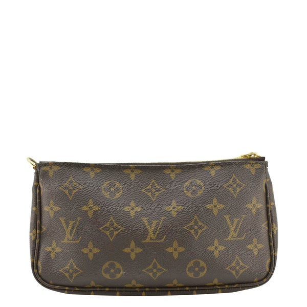 LOUIS VUITTON Multi Pochette Accessoires Monogram Canvas Crossbody Bag Olive