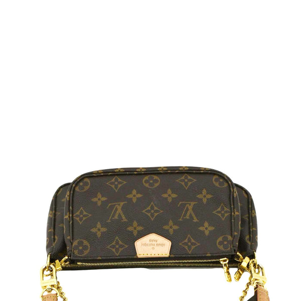 LOUIS VUITTON Multi Pochette Accessoires Monogram Canvas Crossbody Bag Olive