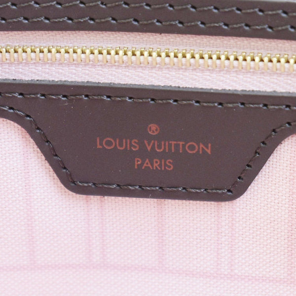 LOUIS VUITTON Monogram Neverfull MM Tote Shoulder Bag Rose Ballerine