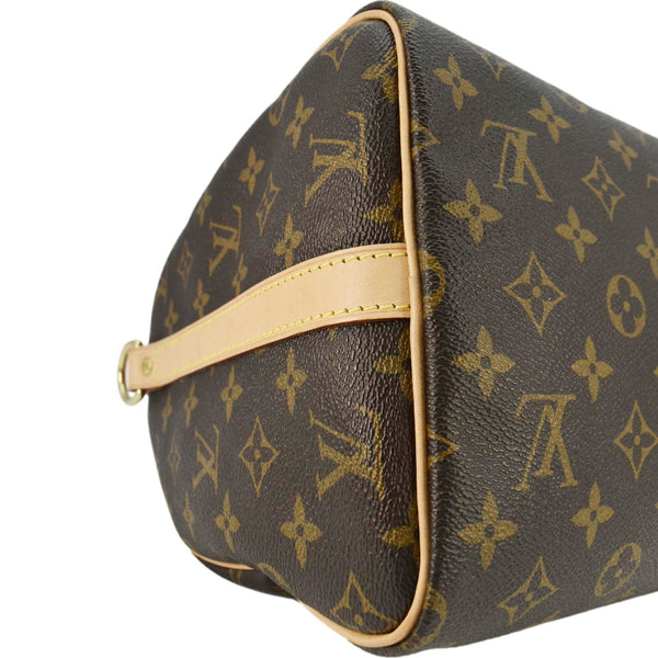 LOUIS VUITTON Speedy 30 Bandouliere Monogram Canvas Crossbody Bag Brown