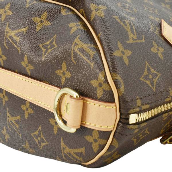 LOUIS VUITTON Speedy 30 Bandouliere Monogram Canvas Crossbody Bag Brown