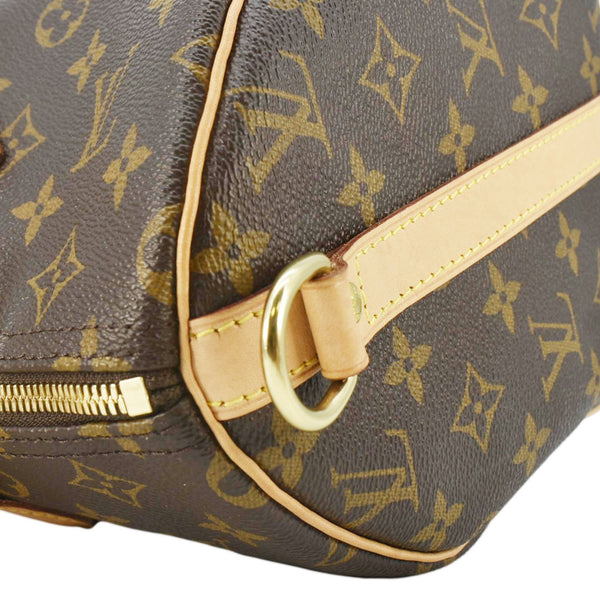 LOUIS VUITTON Speedy 30 Bandouliere Monogram Canvas Crossbody Bag Brown