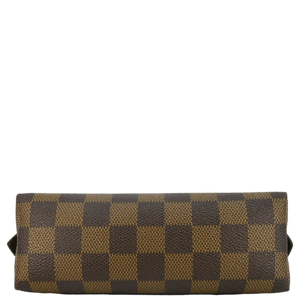 LOUIS VUITTON Damier Ebene Zippy Cosmetic Pouch Brown