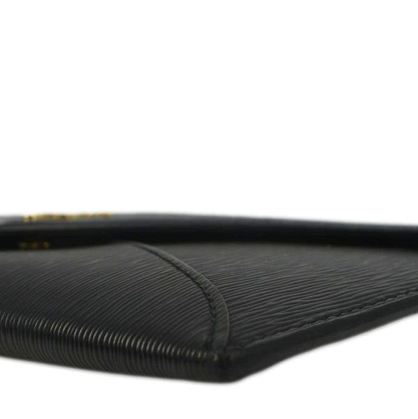 PRADA Vitello Move Envelope Leather Wallet Black