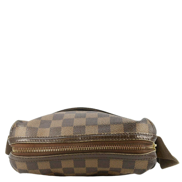 LOUIS VUITTON Trotteur Beaubourg PM Damier Ebene Crossbody Bag Brown