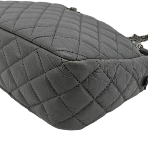 CHANEL Reissue Large Quilted Leather Camera Shoulder Bag Grey