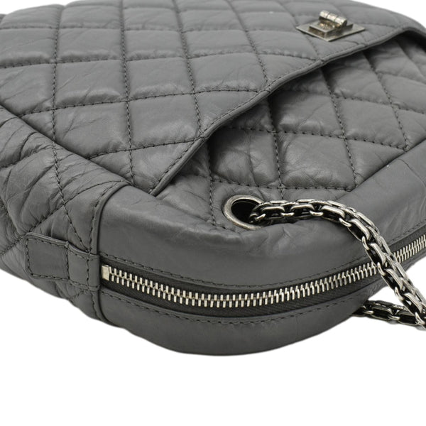 CHANEL Reissue Large Quilted Leather Camera Shoulder Bag Grey