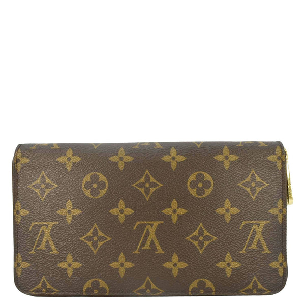 LOUIS VUITTON Monogram Canvas Zippy Wallet Brown