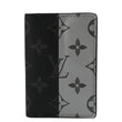 LOUIS VUITTON Split Monogram Eclipse Canvas Pocket Organizer Black