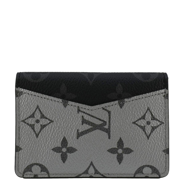 LOUIS VUITTON Split Monogram Eclipse Canvas Pocket Organizer Black