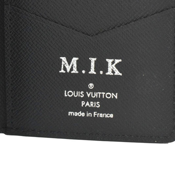 LOUIS VUITTON Split Monogram Eclipse Canvas Pocket Organizer Black