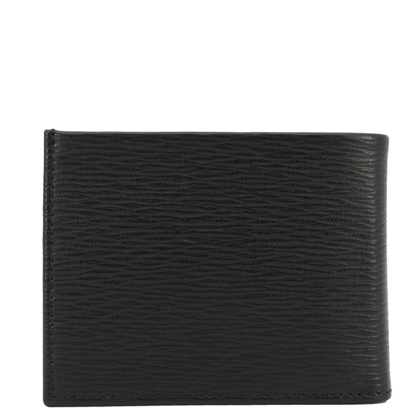 SALVATORE FERRAGAMO Gancini Leather Bi-Fold Wallet Black