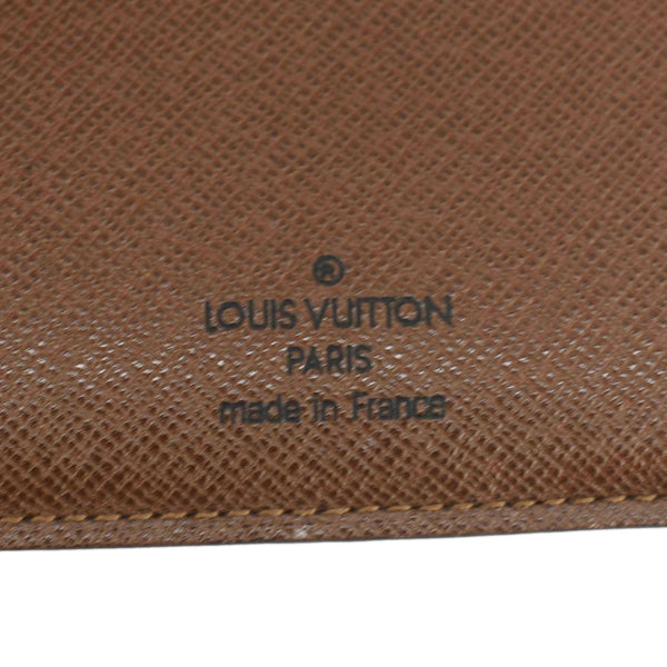 LOUIS VUITTON Monogram Canvas Bi-Fold Card Case Brown