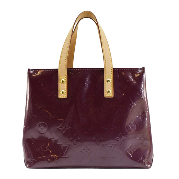 LOUIS VUITTON Reade PM Monogram Vernis Tote Bag Violet