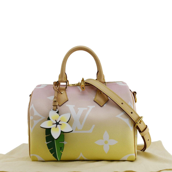 LOUIS VUITTON Speedy Bandouliere By The Pool Giant Monogram Shoulder Bag Multicolor