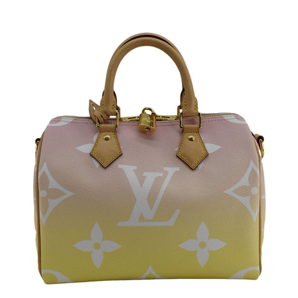 LOUIS VUITTON Speedy Bandouliere By The Pool Giant Monogram Shoulder Bag Multicolor