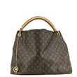 LOUIS VUITTON Artsy GM Monogram Canvas Hobo Bag Brown