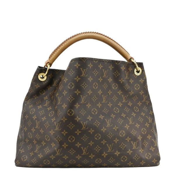 LOUIS VUITTON Artsy GM Monogram Canvas Hobo Bag Brown