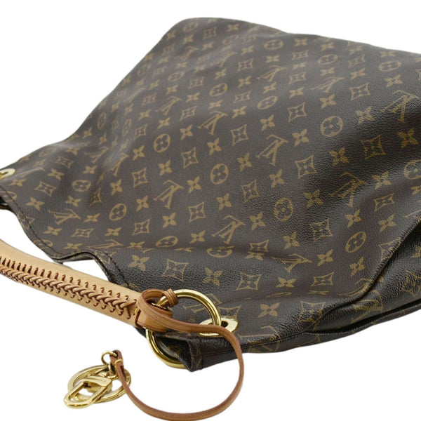 LOUIS VUITTON Artsy GM Monogram Canvas Hobo Bag Brown