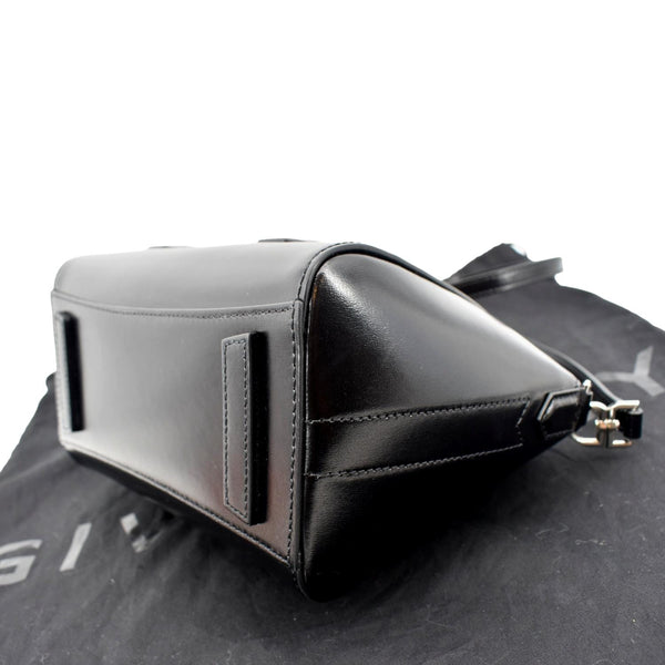 GIVENCHY Antigona Mini Leather Shoulder Bag Black