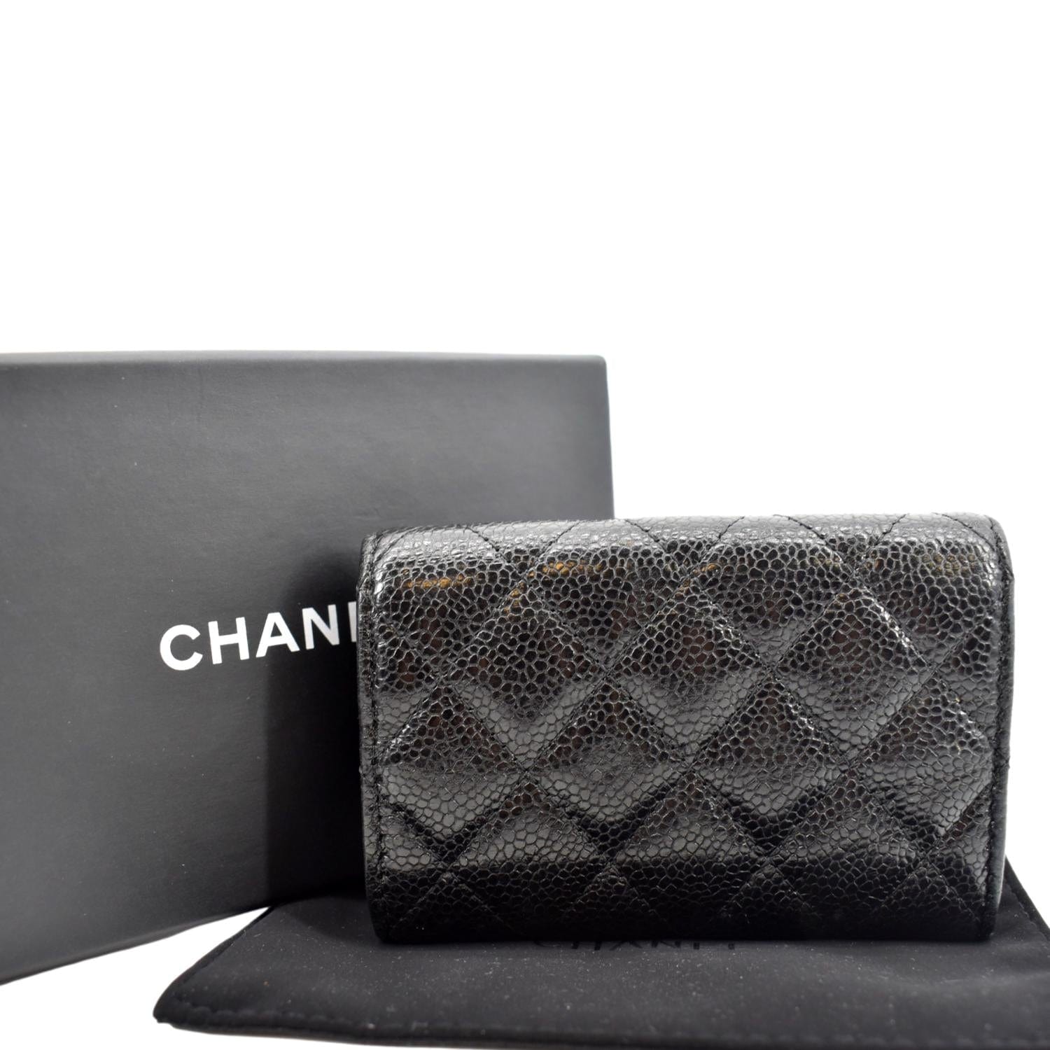 CHANEL 22P Red Caviar Flat Card Holder Light Gold Hardware  AYAINLOVE  CURATED LUXURIES