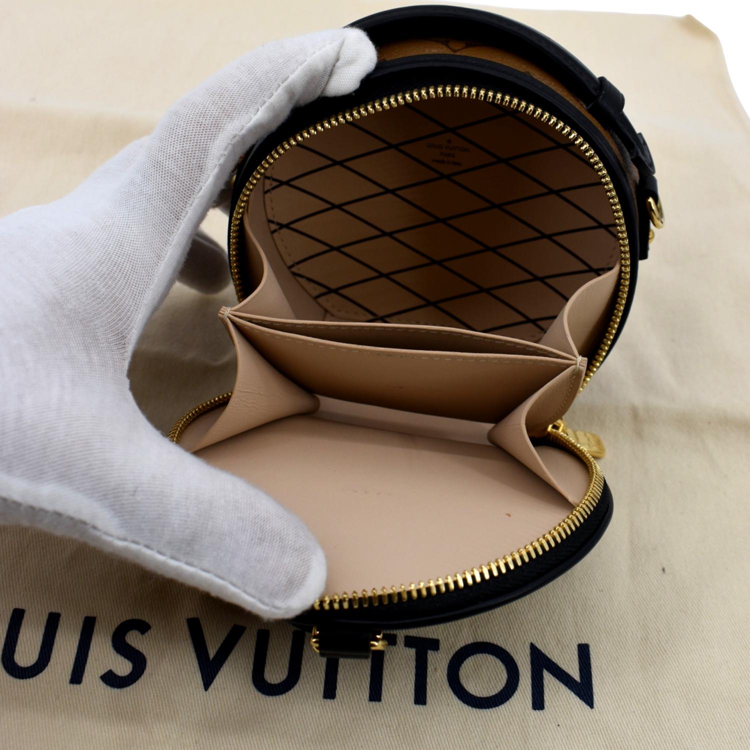 Authentic LOUIS VUITTON Monogram reverse mini Boite Chapeau M68276 Shoulder  b