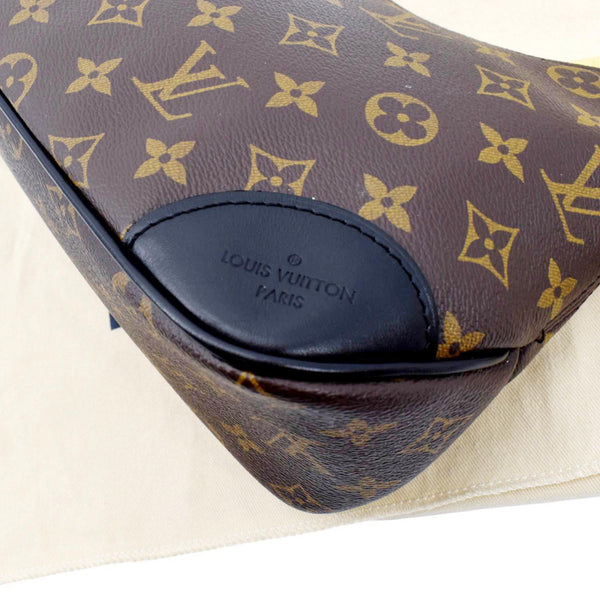 LOUIS VUITTON Boulogne NM Monogram Canvas Shoulder Bag Brown