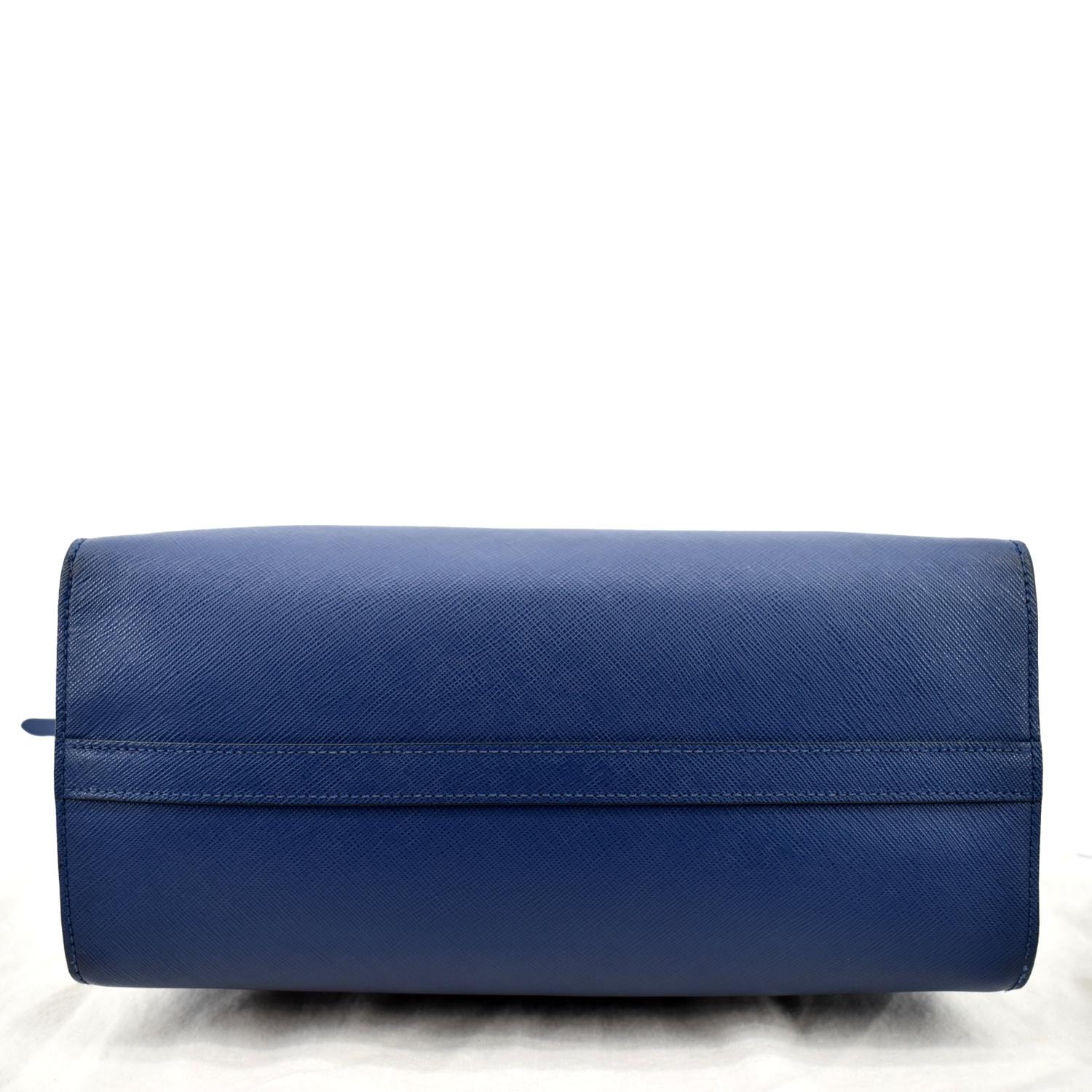 Gradient Light Blue Small Prada Galleria Ombré Saffiano Leather