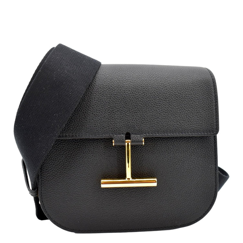 TOM FORD Black Leather Tara T Clasp Single Strap Bag – Encore Resale.com