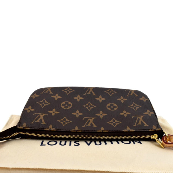 LOUIS VUITTON Pochette Accessoires Monogram Canvas Pouch Bag Brown