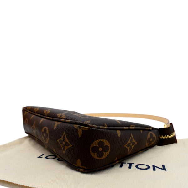 LOUIS VUITTON Pochette Accessoires Monogram Canvas Pouch Bag Brown