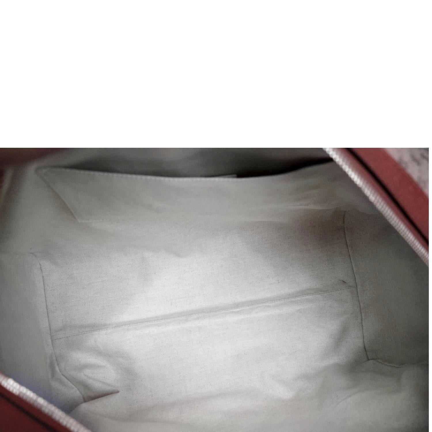 Authenticated used Gucci Guccidoraemon Doraemon GG Supreme Shoulder Bag 574886 Beige Red, Adult Unisex, Size: (HxWxD): 15cm x 25cm x 7cm / 5.9'' x