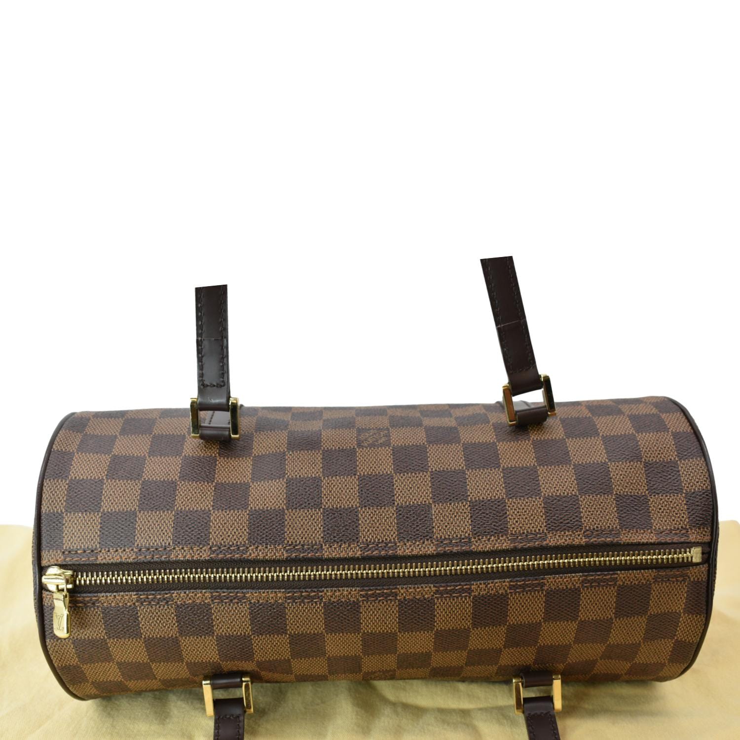 Papillon handbag Louis Vuitton Brown in Cotton - 36455150