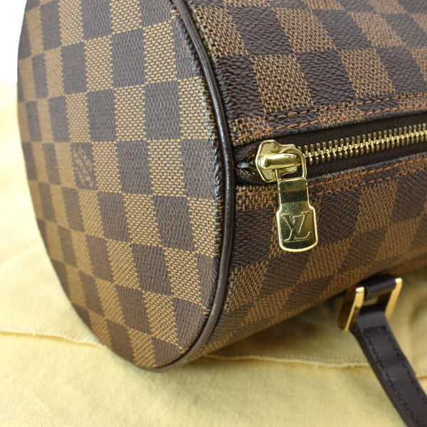 LOUIS VUITTON Papillon Damier Ebene Shoulder Bag Brown