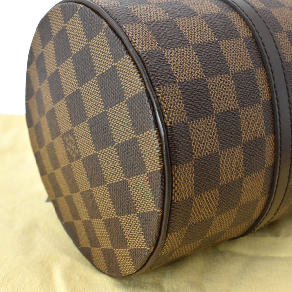 LOUIS VUITTON Papillon Damier Ebene Shoulder Bag Brown