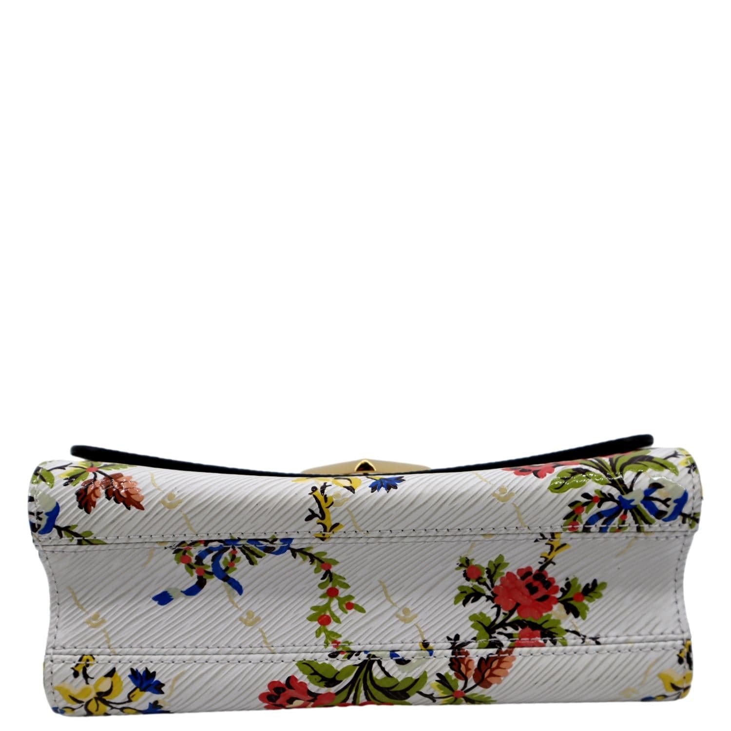 Givenchy Black/Multicolor Floral Printed Leather Buckle Clutch Bag