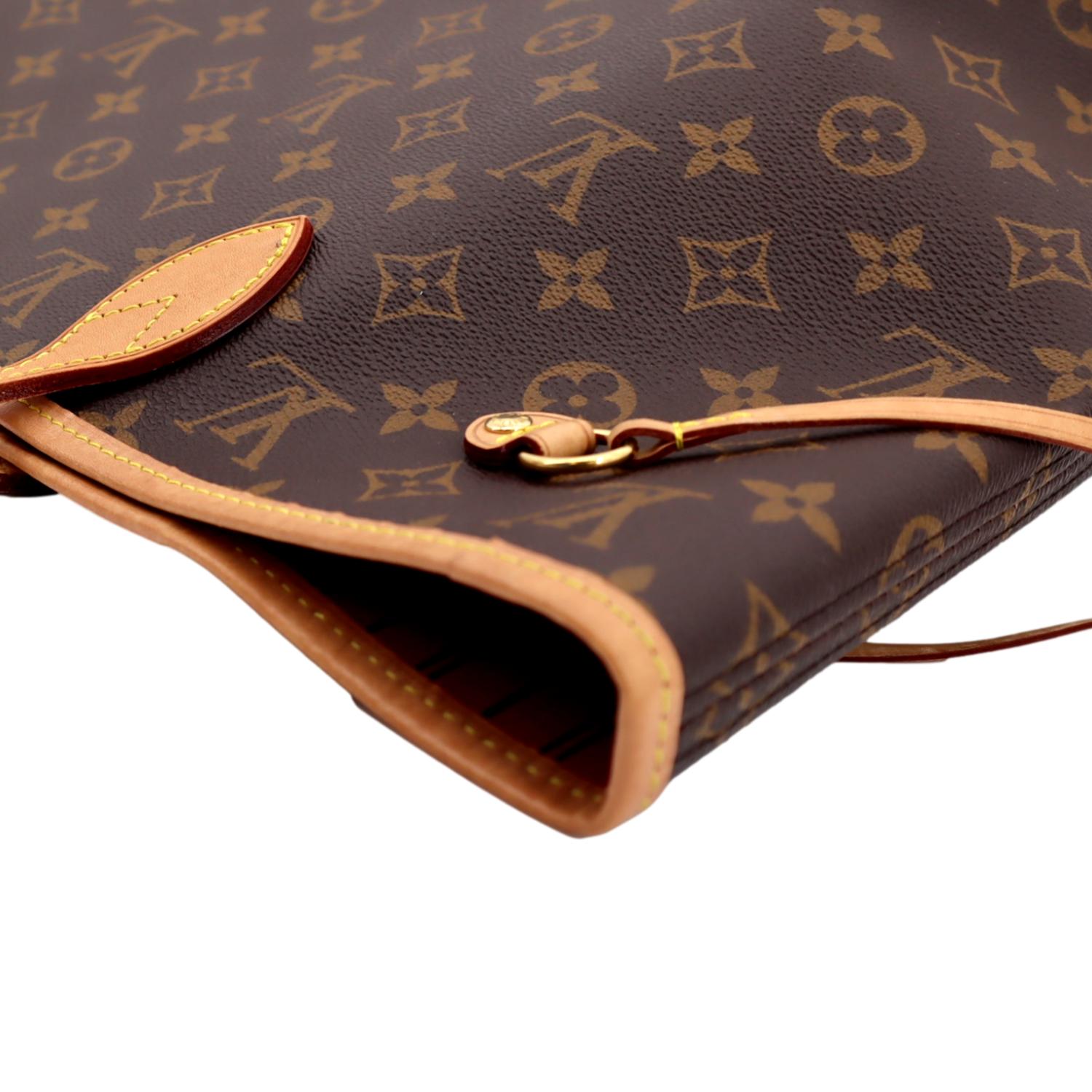 Neverfull cloth tote Louis Vuitton Blue in Cloth - 23802977